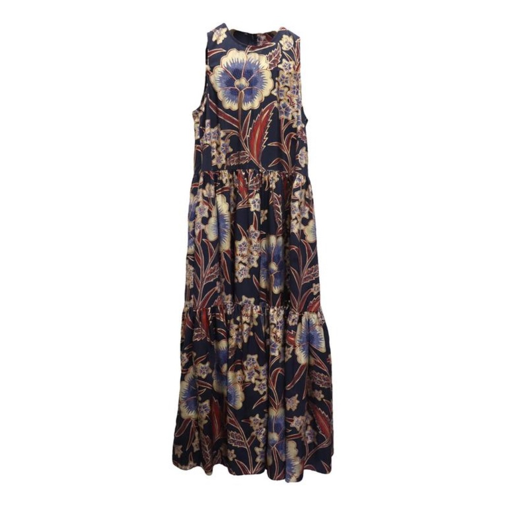 ULLA JOHNSON Floral Print Silk Dress
